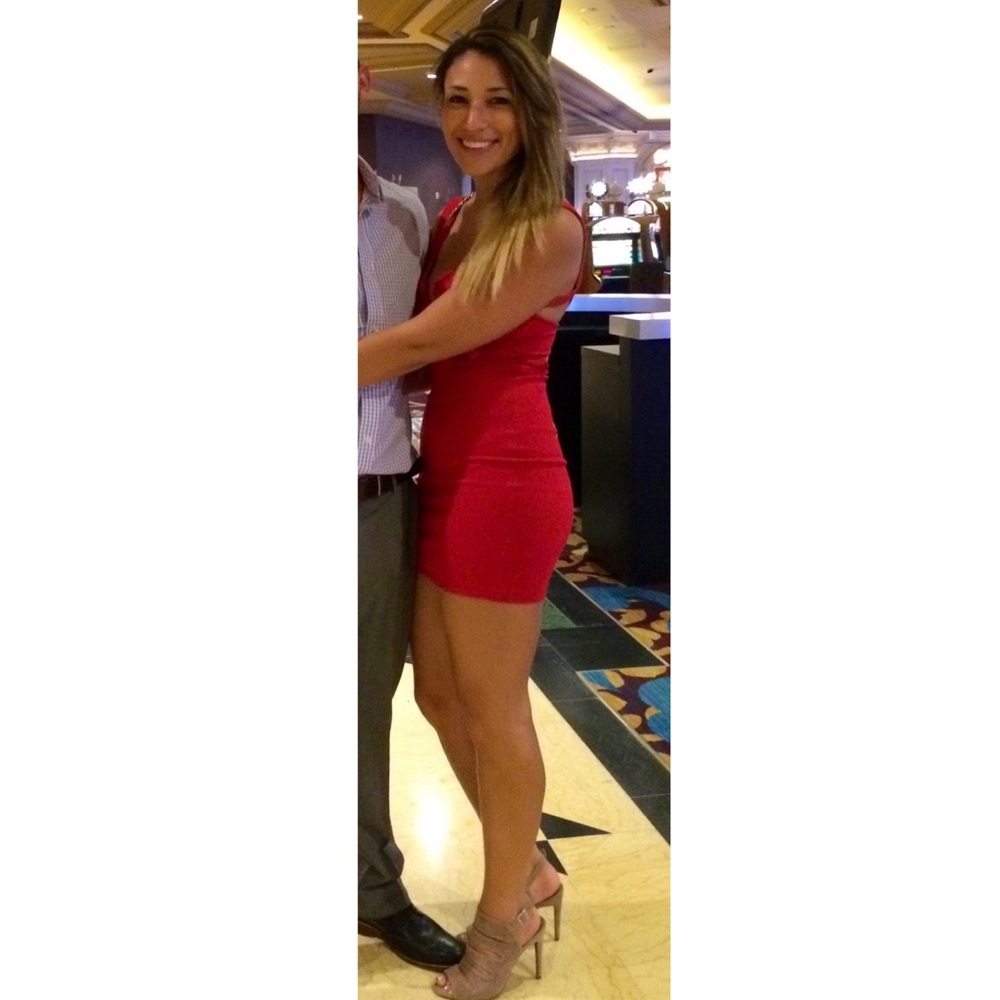 Red Backless Dress - Picture 6 of 6